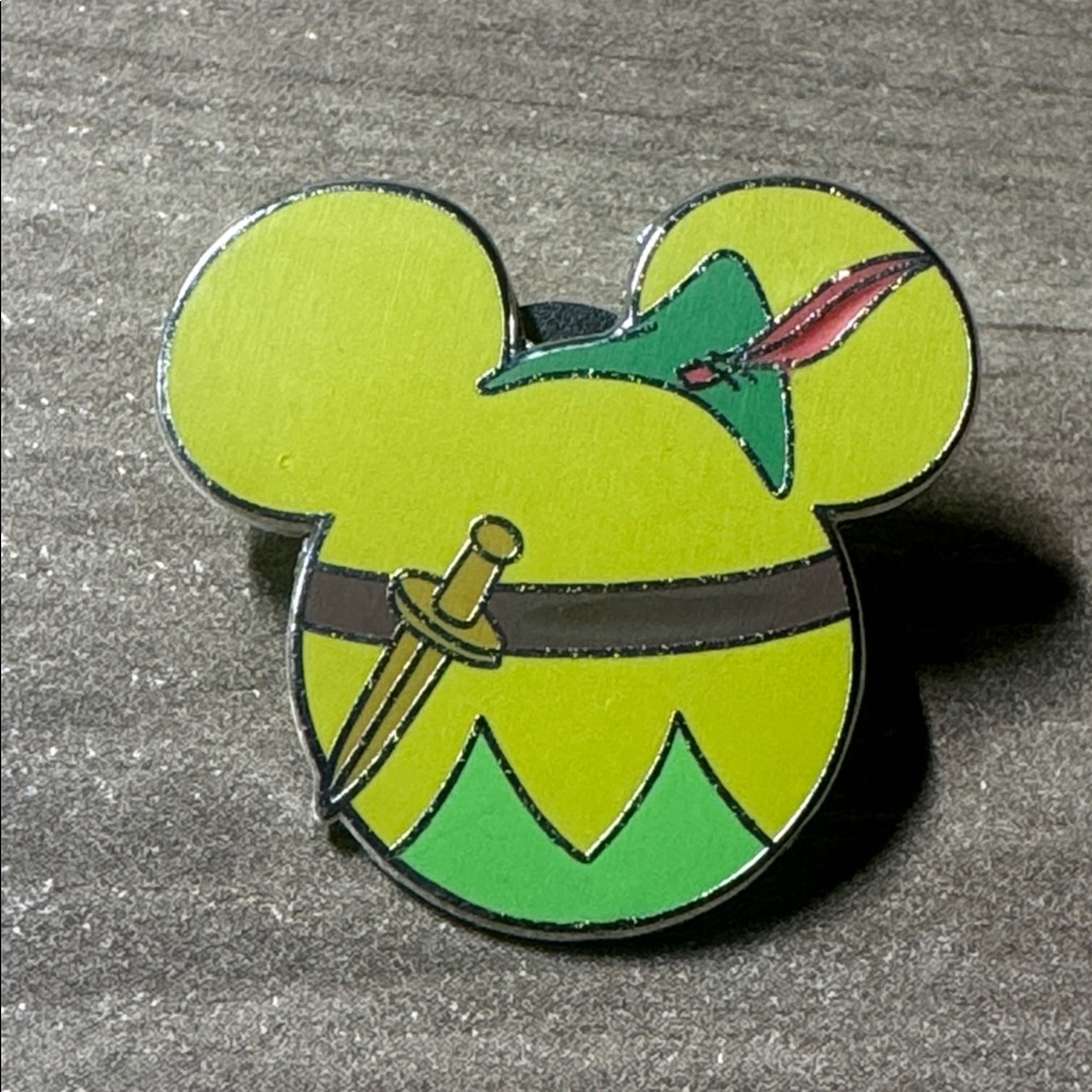 5/$25 Disney Peter Pan Mickey Mouse Icon Pin